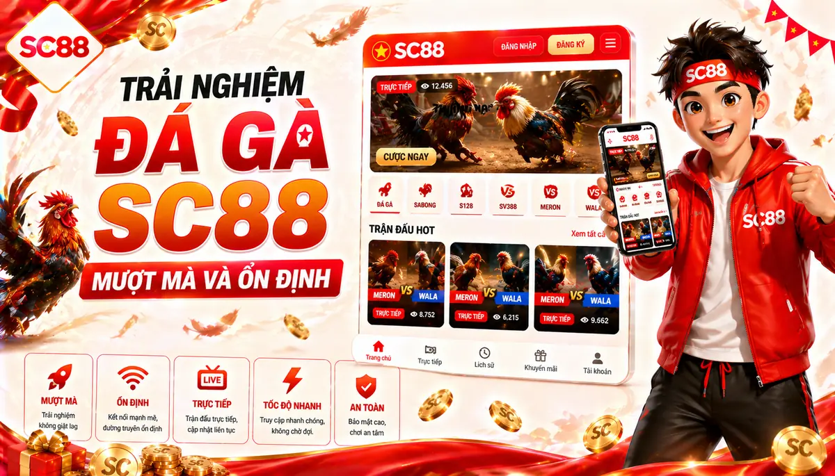 Trải nghiệm đá gà sc88 mượt mà và ổn định