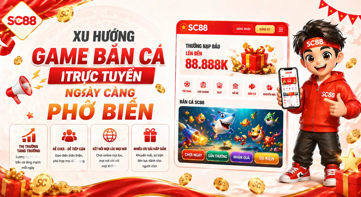 Xu hướng game bắn cá trực tuyến ngày càng phổ biến